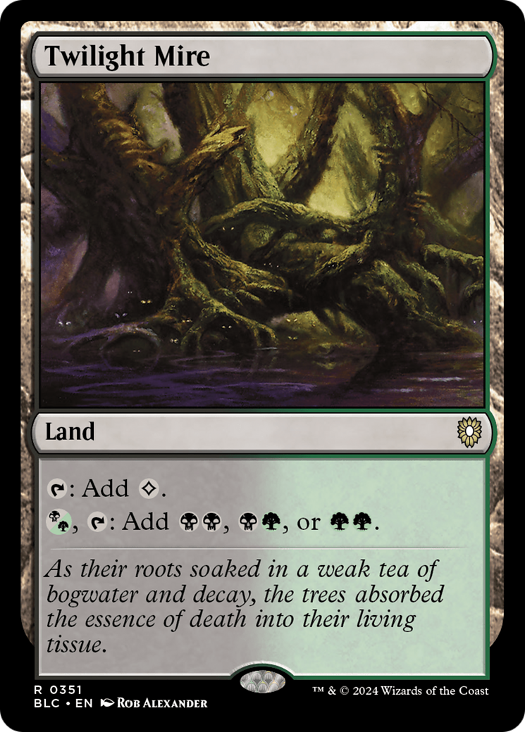Image of Twilight Mire (BLC-351) - Bloomburrow Commander