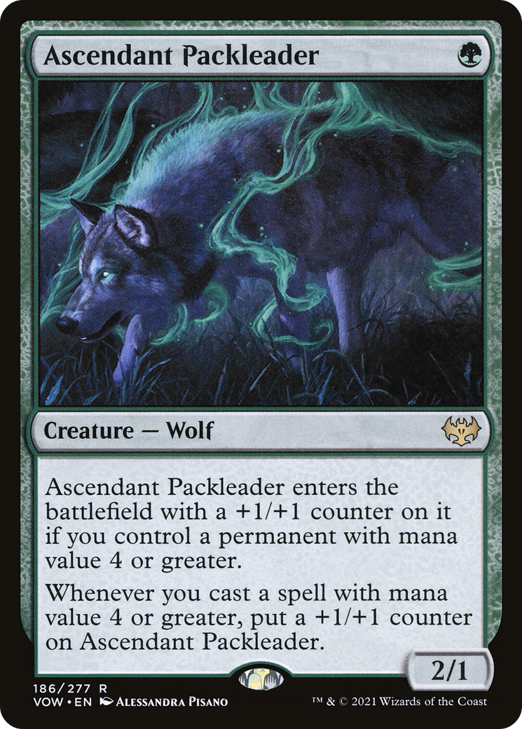 Image of Ascendant Packleader (VOW-186) - Innistrad: Crimson Vow