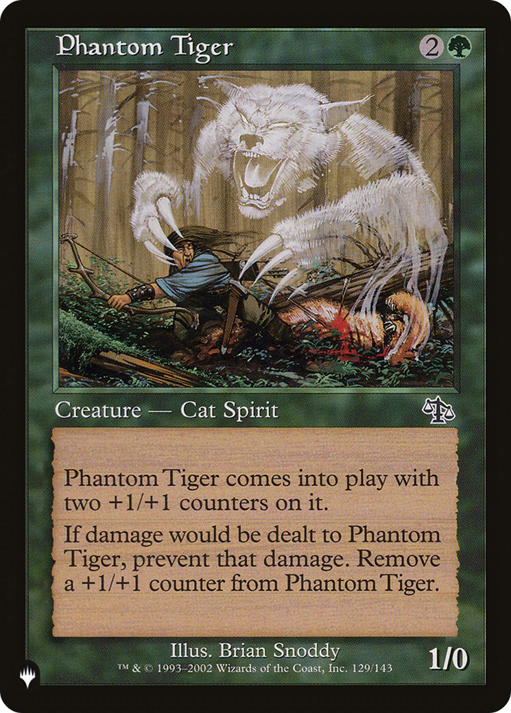 Image of Phantom Tiger (LIST-JUD-129) - The List