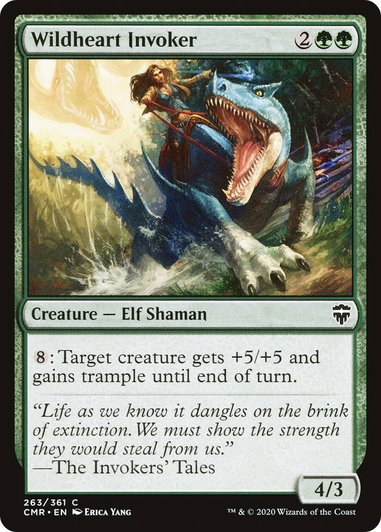 Image of Wildheart Invoker (CMR-263) - Commander Legends