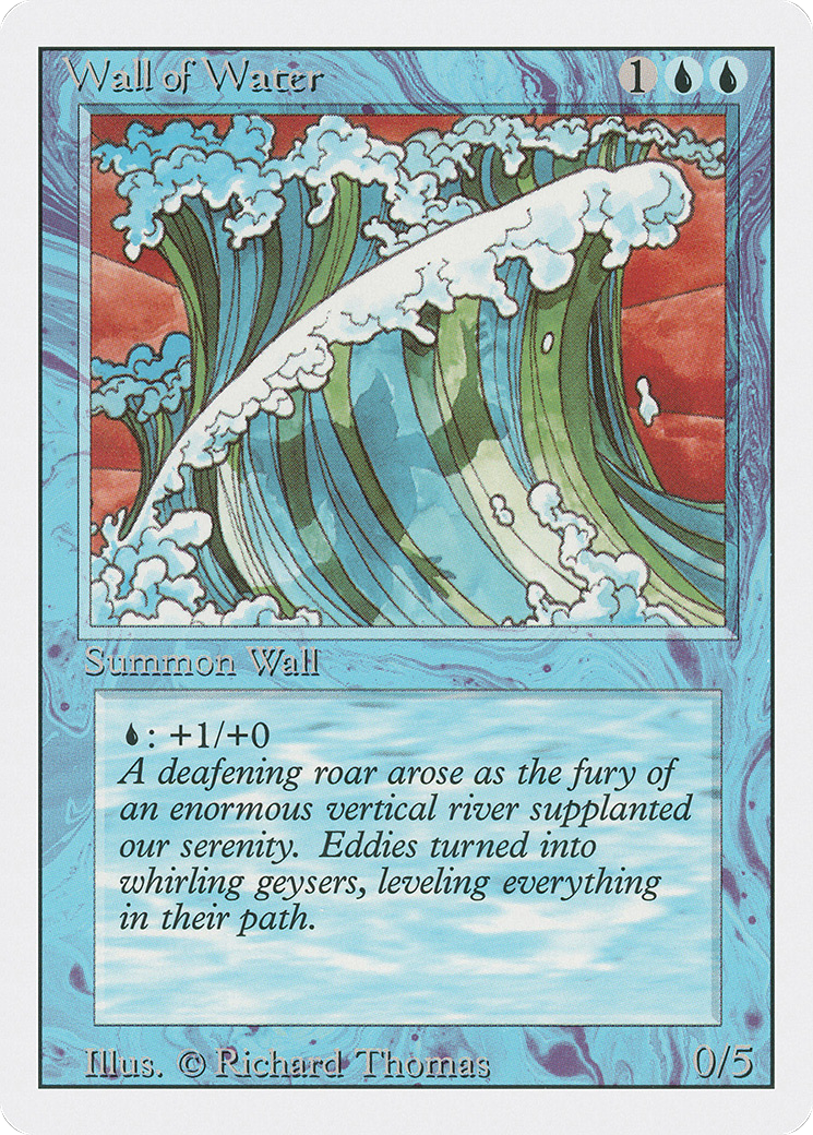 Image of Wall of Water (3ED-) - Revised Edition