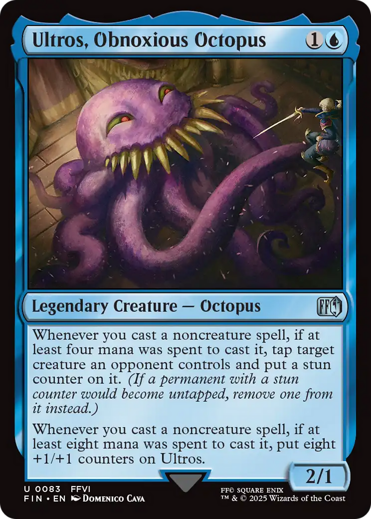 Image of Ultros, Obnoxious Octopus (FIN-083) - FINAL FANTASY Foil