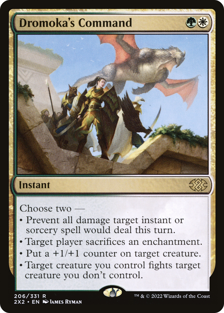 Image of Dromoka's Command (2X2-206) - Double Masters 2022 Foil