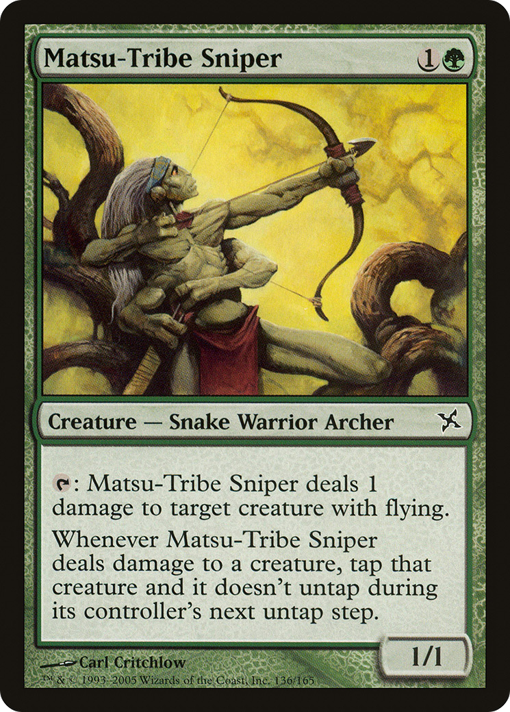 Image of Matsu-Tribe Sniper (BOK-136) - Betrayers of Kamigawa