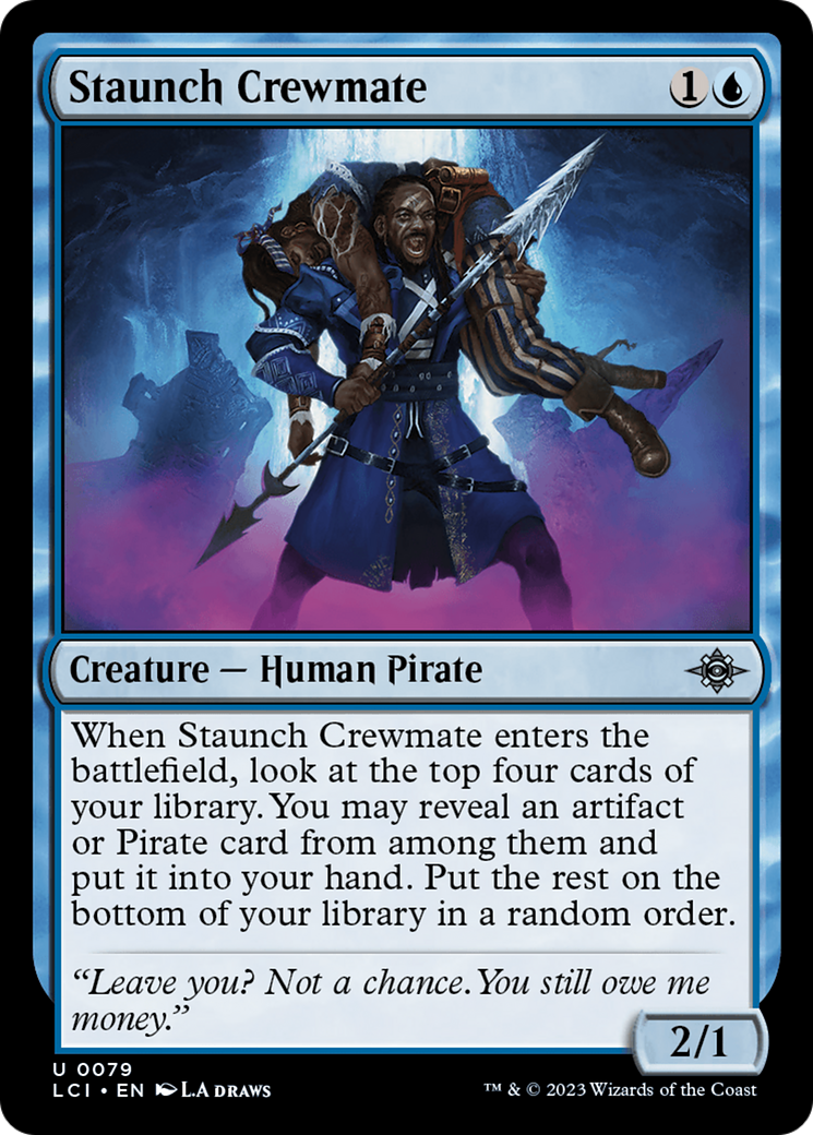 Image of Staunch Crewmate (LCI-079) - The Lost Caverns of Ixalan Foil