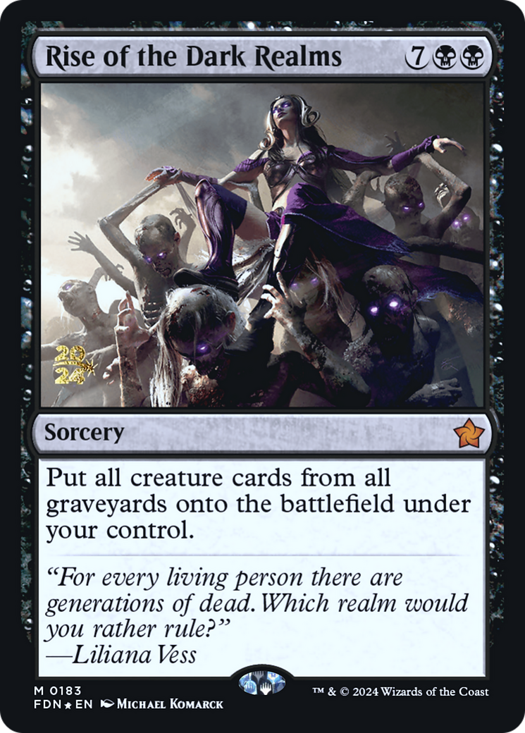Image of Rise of the Dark Realms (PRE-183) - Foundations Promos Foil