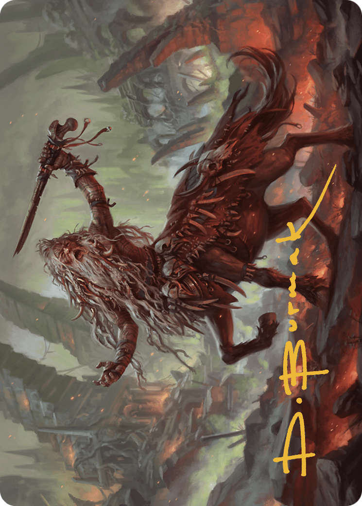 Image of Yarus, Roar of the Old Gods // Yarus, Roar of the Old Gods (AMKM-024) - Murders at Karlov Manor Art Series (Borderless) Foil