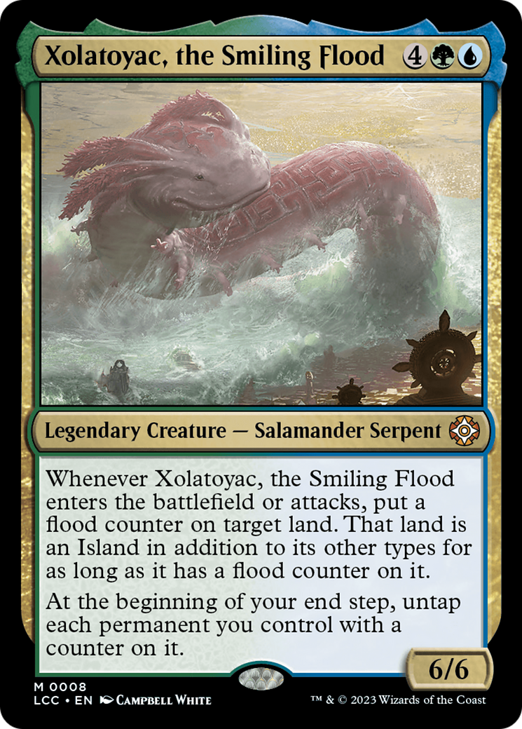 Image of Xolatoyac, the Smiling Flood (LCC-008) - The Lost Caverns of Ixalan Commander