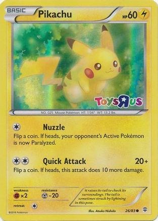 Image of Pikachu 026/83  - Holofoil Miscellaneous Cards & Products - Promo