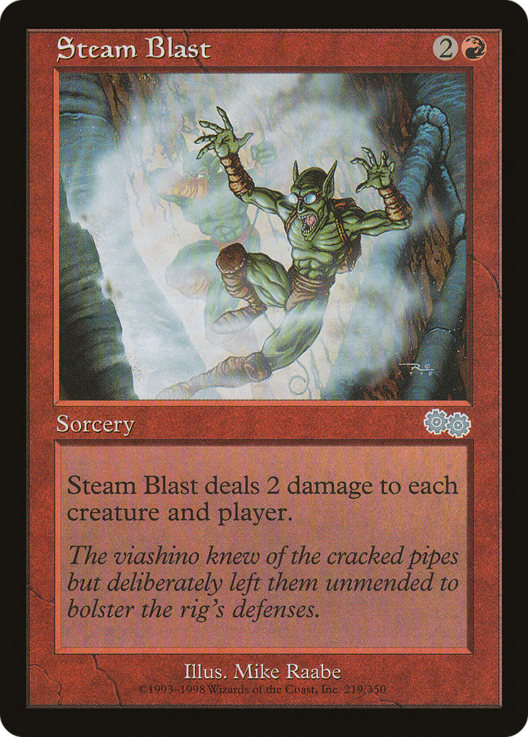 Image of Steam Blast (USG-219) - Urza's Saga