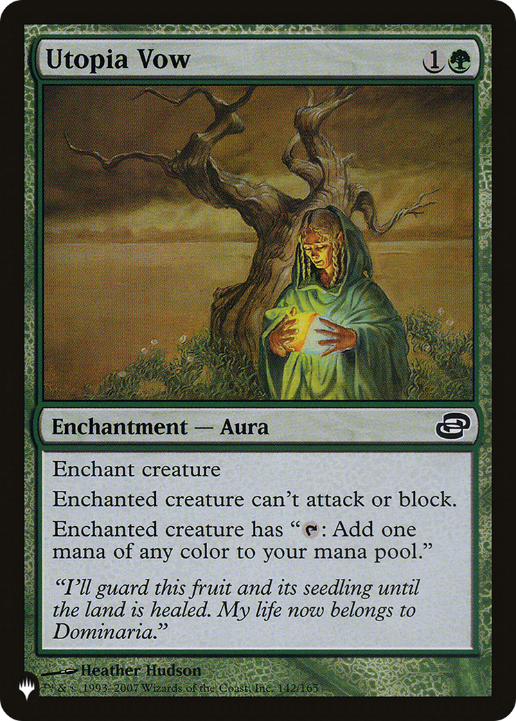 Image of Utopia Vow (LIST-PLC-142) - The List