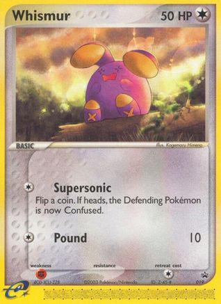 Image of Whismur 019/40  Nintendo Promos - Promo
