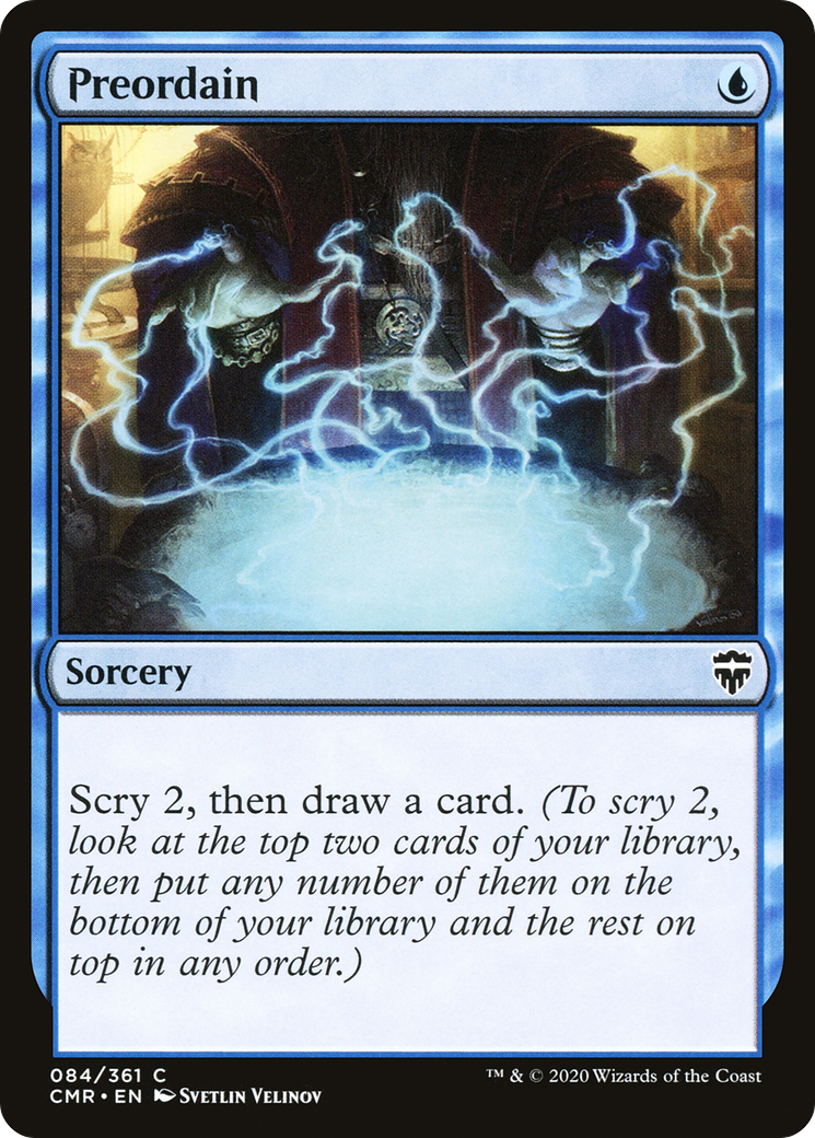 Image of Preordain (CMR-084) - Commander Legends