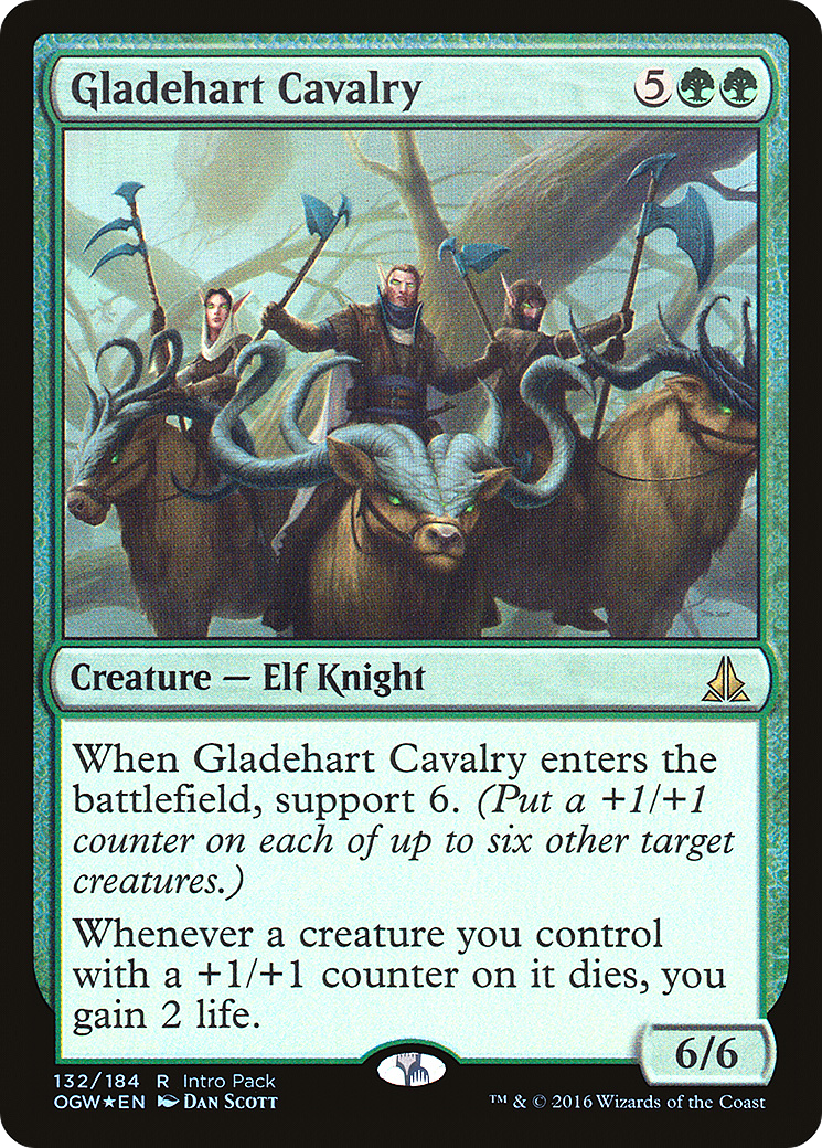 Image of Gladehart Cavalry (UMP-132) - Oath of the Gatewatch Promos Foil