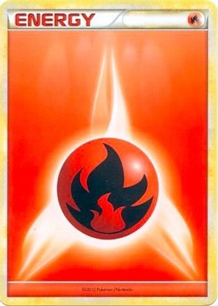 Image of Fire Energy (2010 Unnumbered HGSS Style Non  League & Championship Cards - Promo