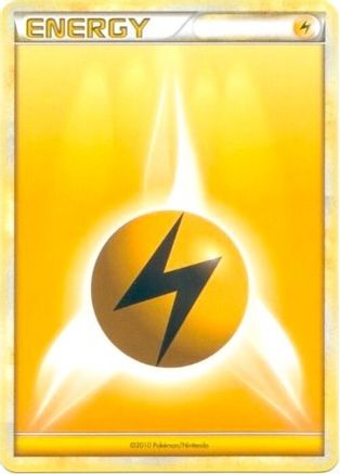 Image of Lightning Energy (2010 Unnumbered HGSS Style Non-Holo)  League & Championship Cards - Promo