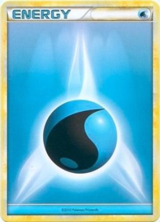 Image of Water Energy (2010 Unnumbered HGSS Style Non-Holo)  League & Championship Cards - Promo