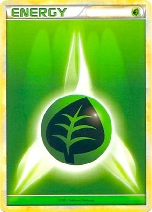 Image of Grass Energy (2010 Unnumbered HGSS Style Non  League & Championship Cards - Common