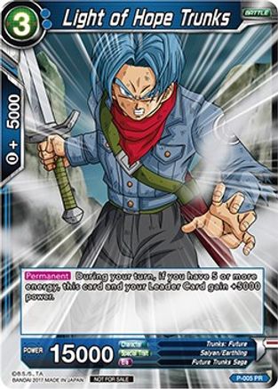 Image of Light of Hope Trunks (Non-Foil Version) (P-005) - Promotion Cards