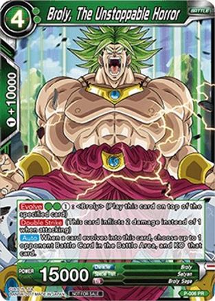 Image of Broly, The Unstoppable Horror (Non-Foil Version) (P-006) - Promotion Cards