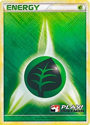 Image of Grass Energy (2010 Play! Pokemon)  - Holofoil League & Championship Cards - Promo