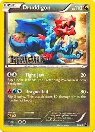 Image of Druddigon 017/20  - Holofoil Blister Exclusives - Promo