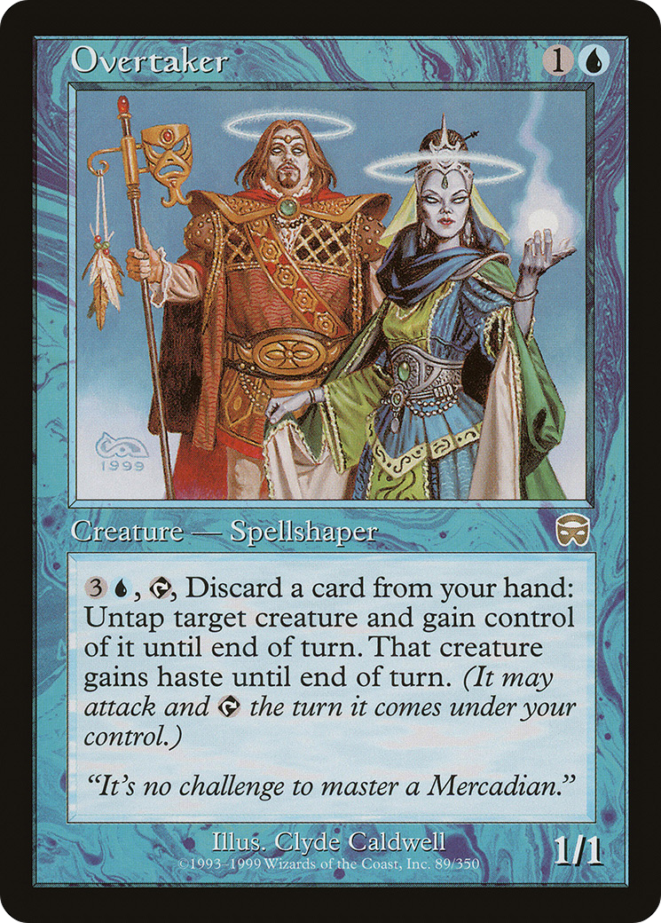 Image of Overtaker (MMQ-089) - Mercadian Masques Foil