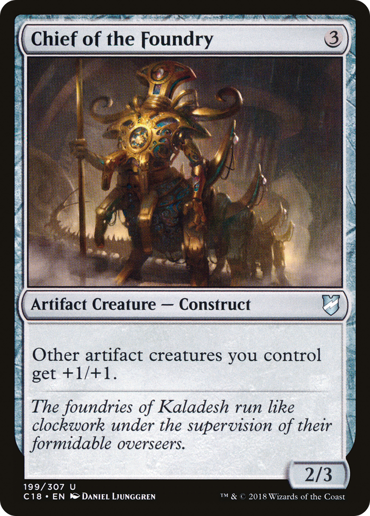 Image of Chief of the Foundry (C18-199) - Commander 2018