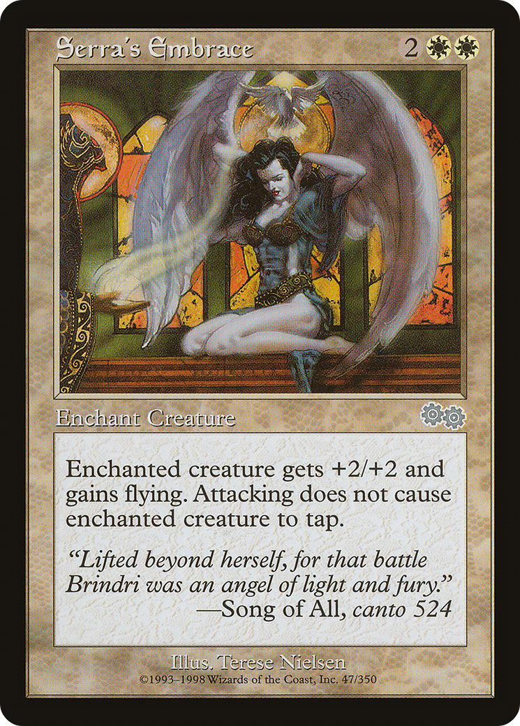 Image of Serra's Embrace (USG-047) - Urza's Saga
