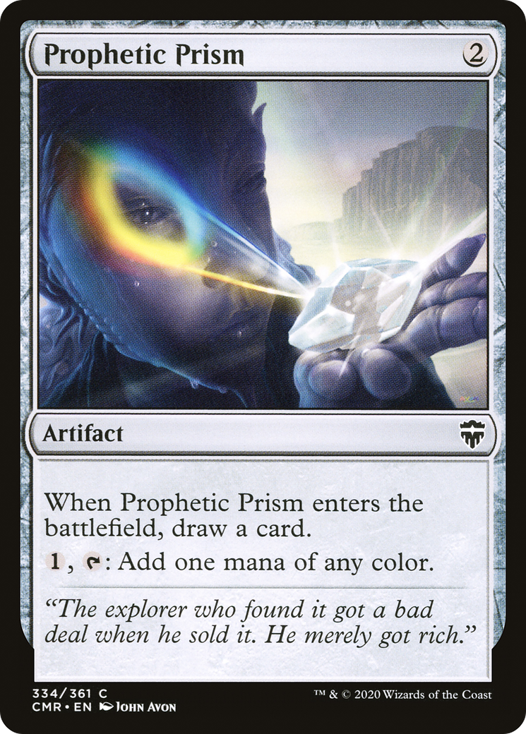 Image of Prophetic Prism (CMR-334) - Commander Legends Foil