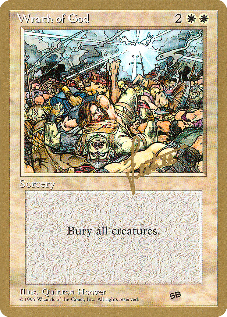 Image of Wrath of God - 1996 Bertrand Lestree (4ED) (SB) (WCD-) - Pro Tour Collector Set