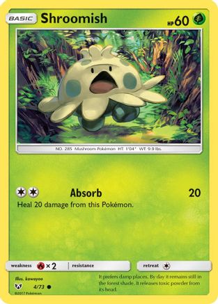 Image of Shroomish 004/73  Shining Legends - Common
