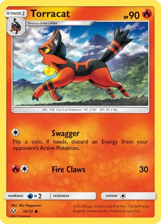 Image of Torracat 016/73  Shining Legends - Common