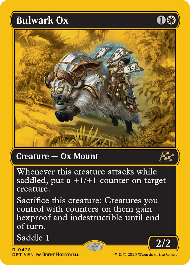 Image of Bulwark Ox (First-Place Foil) (DFT-428) - Aetherdrift Foil
