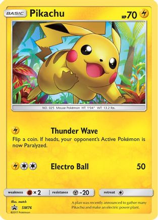 Image of Pikachu SM76  - Holofoil SM Promos - Promo