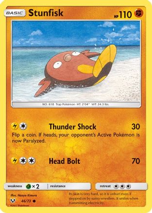 Image of Stunfisk 046  Shining Legends - Common
