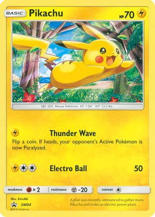 Image of Pikachu SM04  SM Promos - Promo
