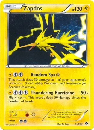 Image of Zapdos 041/99  - Holofoil Blister Exclusives - Promo