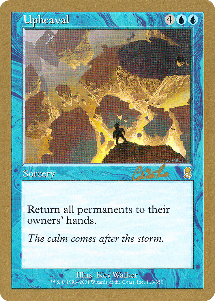 Image of Upheaval - 2002 Carlos Romao (ODY) (WCD-) - World Championship Decks 2002