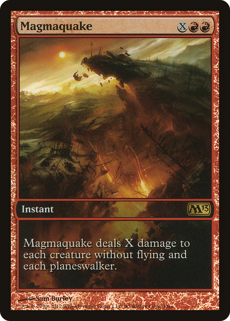 Image of Magmaquake (GAME-140) - Magic 2013 Promos Foil