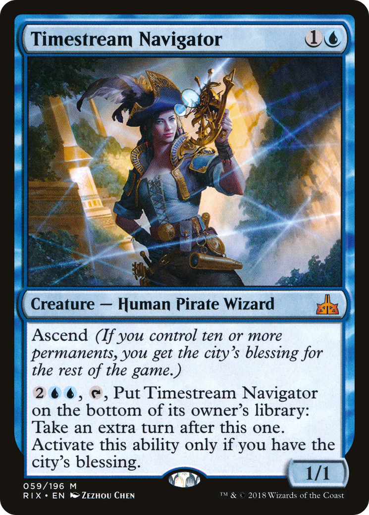 Image of Timestream Navigator (RIX-059) - Rivals of Ixalan Foil