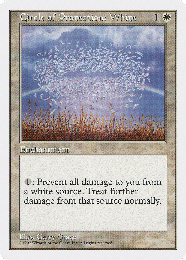 Image of Circle of Protection: White (5ED-) - Fifth Edition