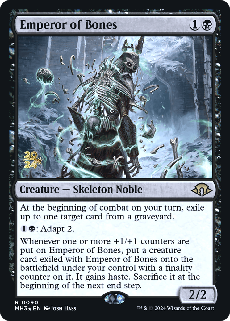 Image of Emperor of Bones (PRE-090) - Modern Horizons 3 Promos Foil