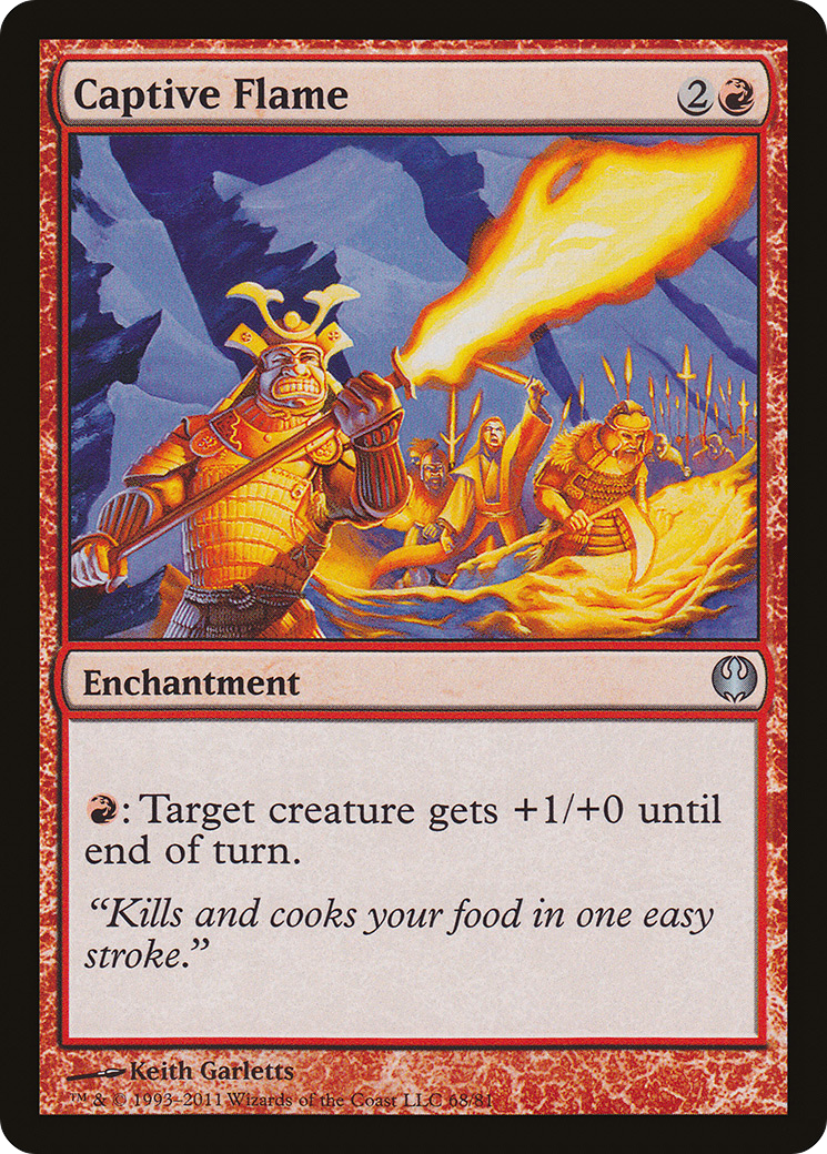 Image of Captive Flame (DDG-068) - Duel Decks: Knights vs. Dragons