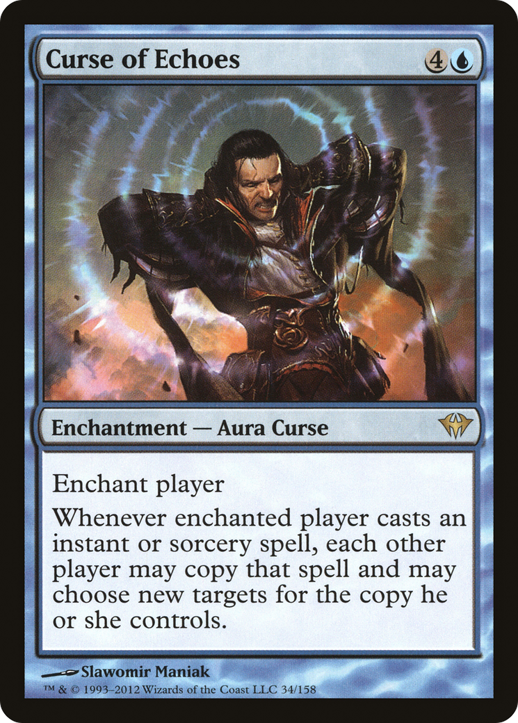 Image of Curse of Echoes (DKA-034) - Dark Ascension Foil