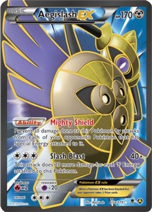 Image of Aegislash EX 65a/119  - Holofoil Alternate Art Promos - Promo