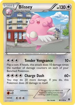 Image of Blissey 081/119  - Holofoil Miscellaneous Cards & Products - Promo