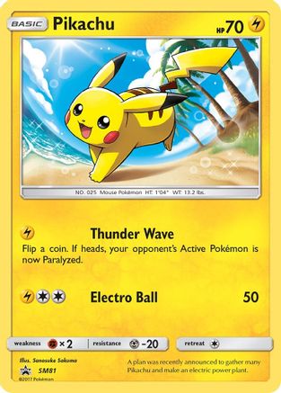 Image of Pikachu SM81  - Holofoil SM Promos - Promo