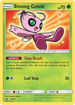 Image of Shining Celebi SM79  - Holofoil SM Promos - Promo