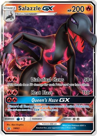 Image of Salazzle GX SM63  - Holofoil SM Promos - Promo